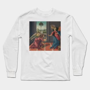 Annunciation by Sandro Botticelli Long Sleeve T-Shirt